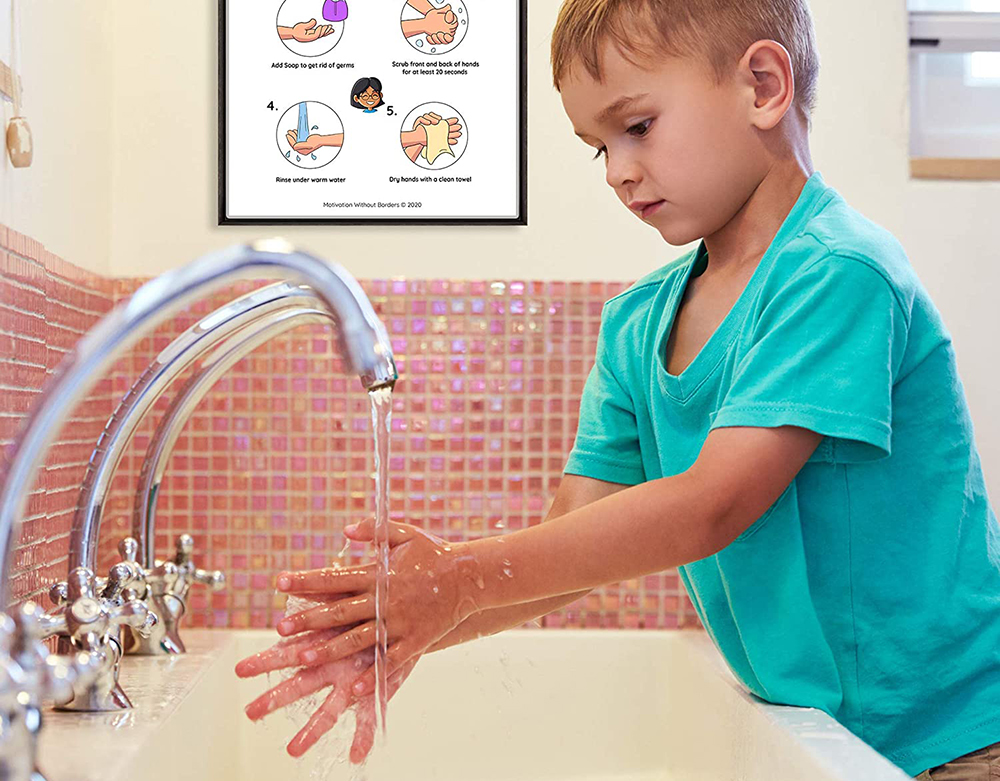 Handwashing is important at Shells Child Care